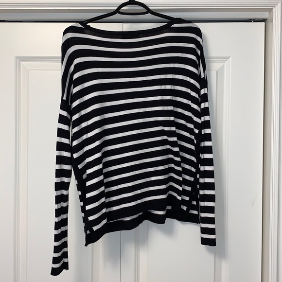 Zara Boatneck Striped Sweater - Picture 5 of 7